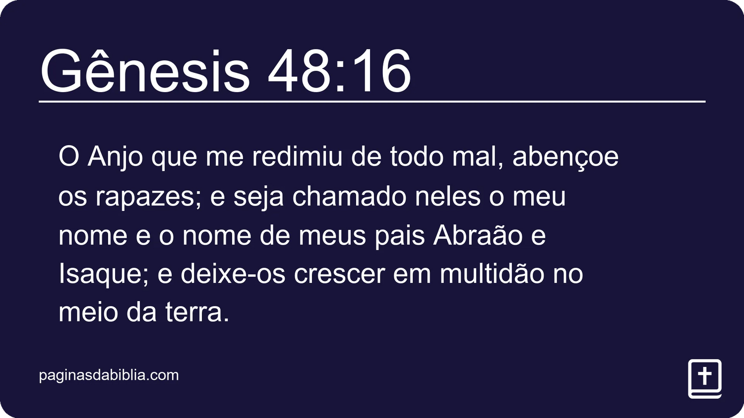 Gênesis 48:16