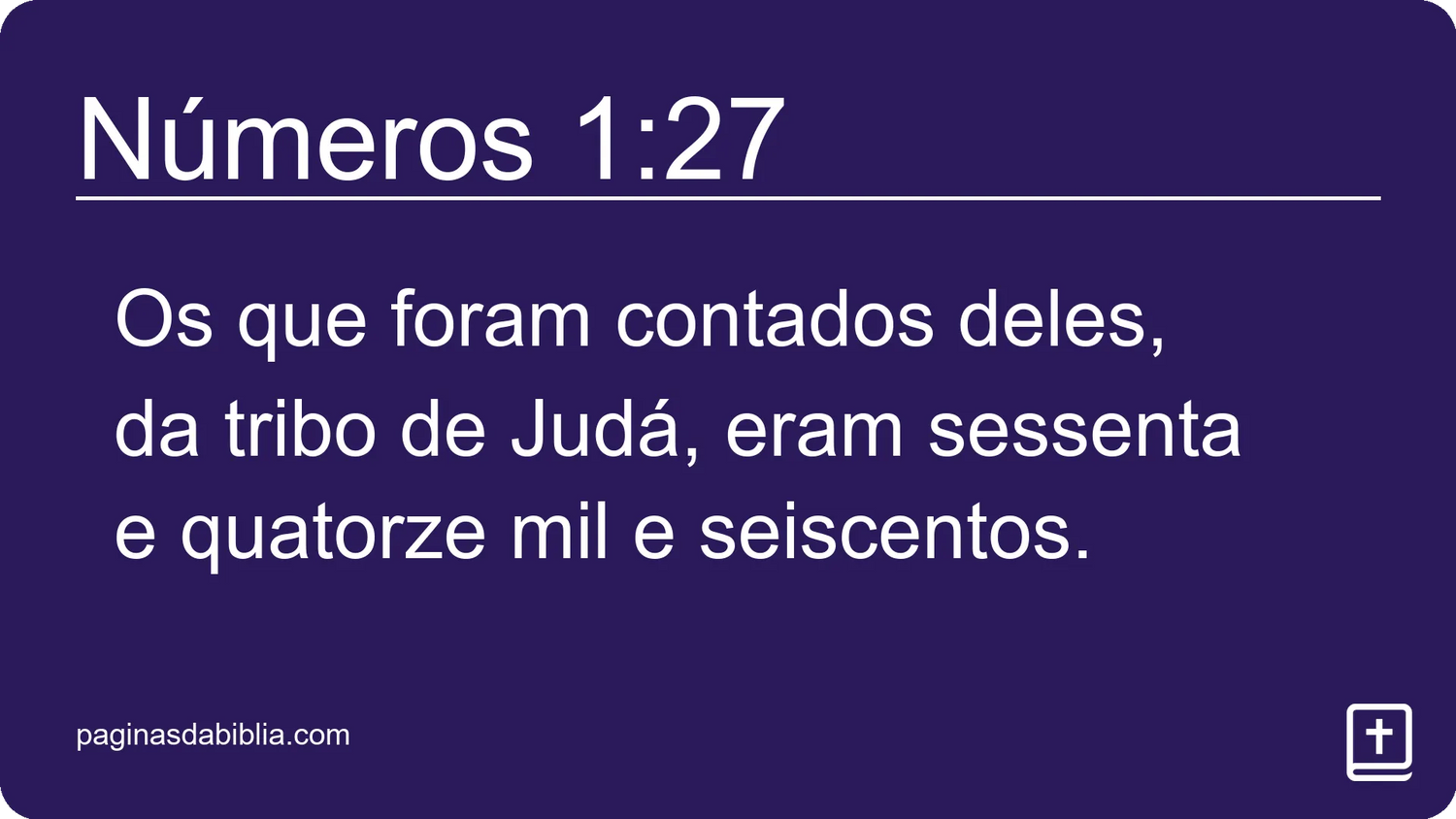 Números 1:27