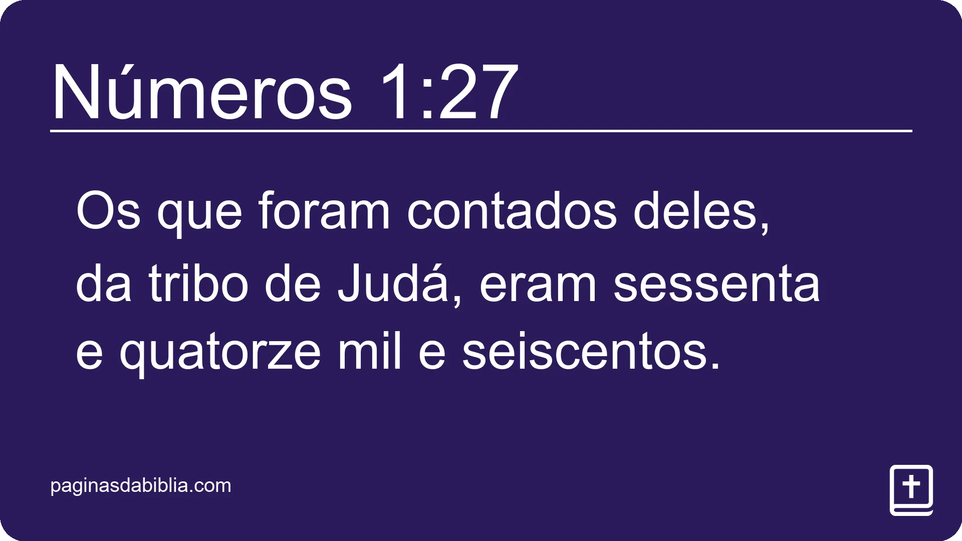 Números 1:27