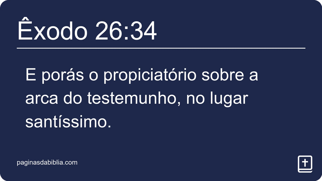 Êxodo 26:34