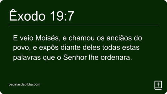 Êxodo 19:7