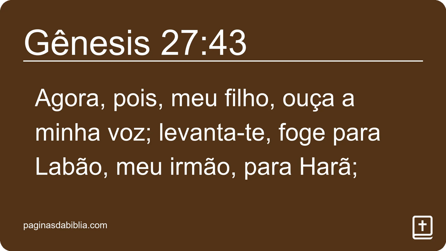 Gênesis 27:43