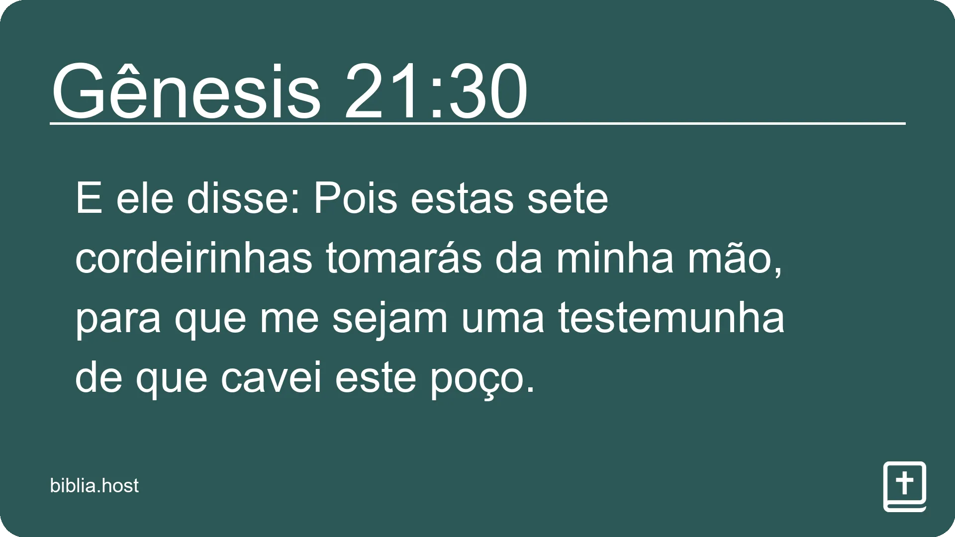 Gênesis 21:30