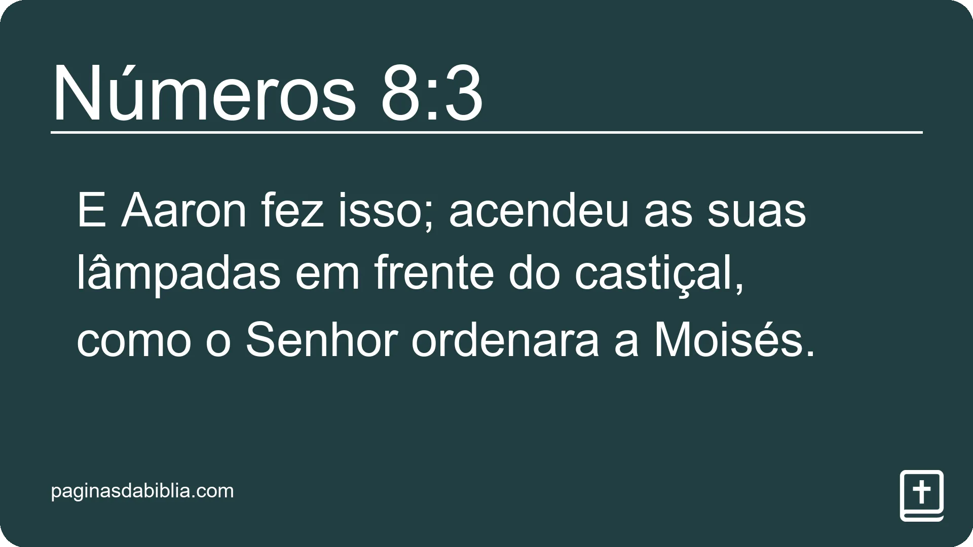 Números 8:3