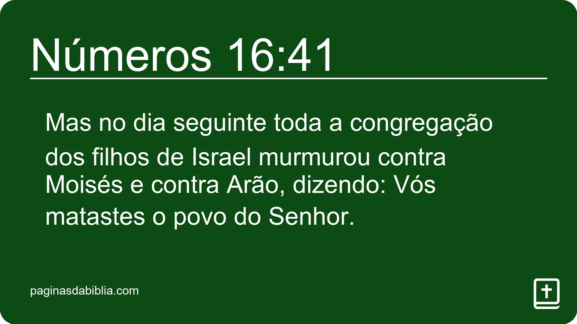 Números 16:41