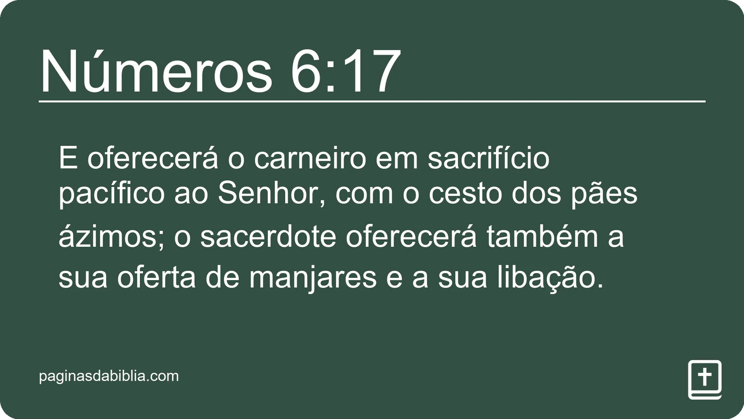 Números 6:17