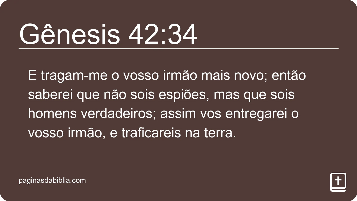 Gênesis 42:34