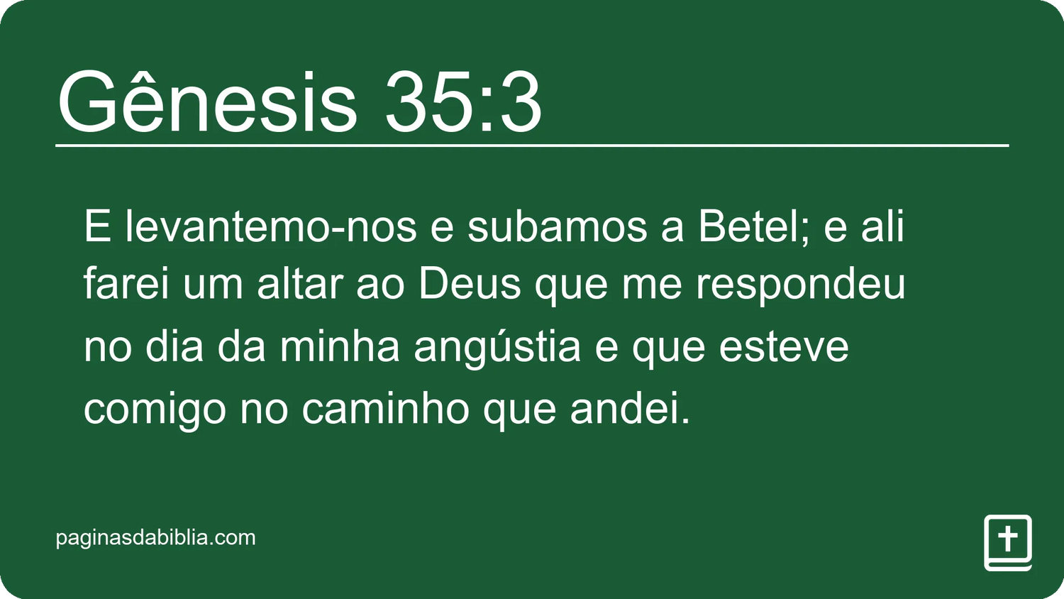 Gênesis 35:3