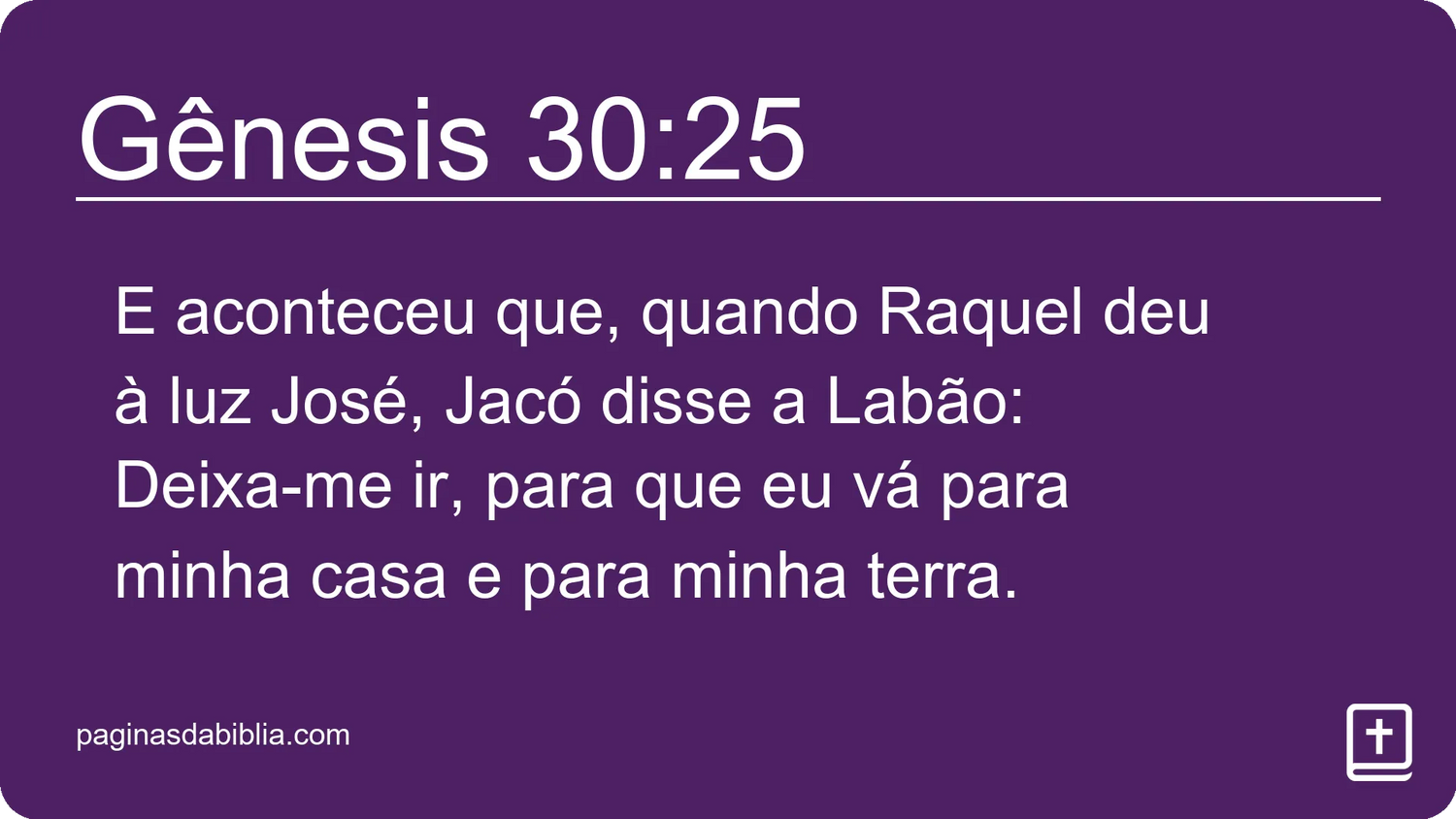 Gênesis 30:25