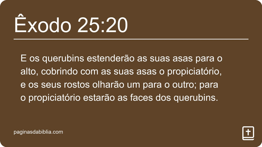 Êxodo 25:20