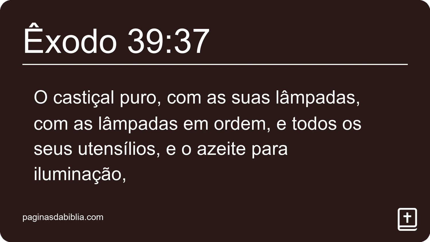 Êxodo 39:37