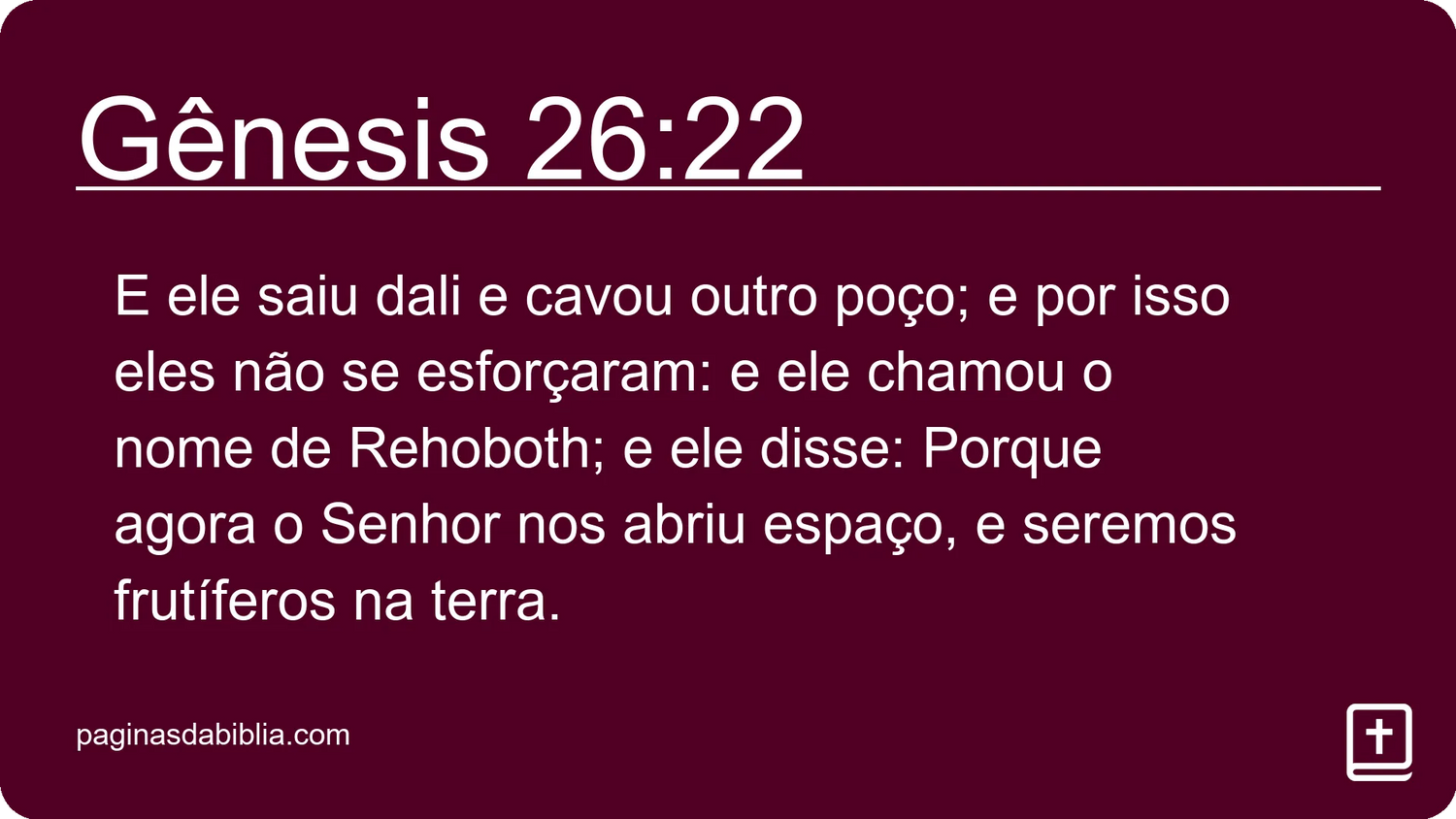 Gênesis 26:22