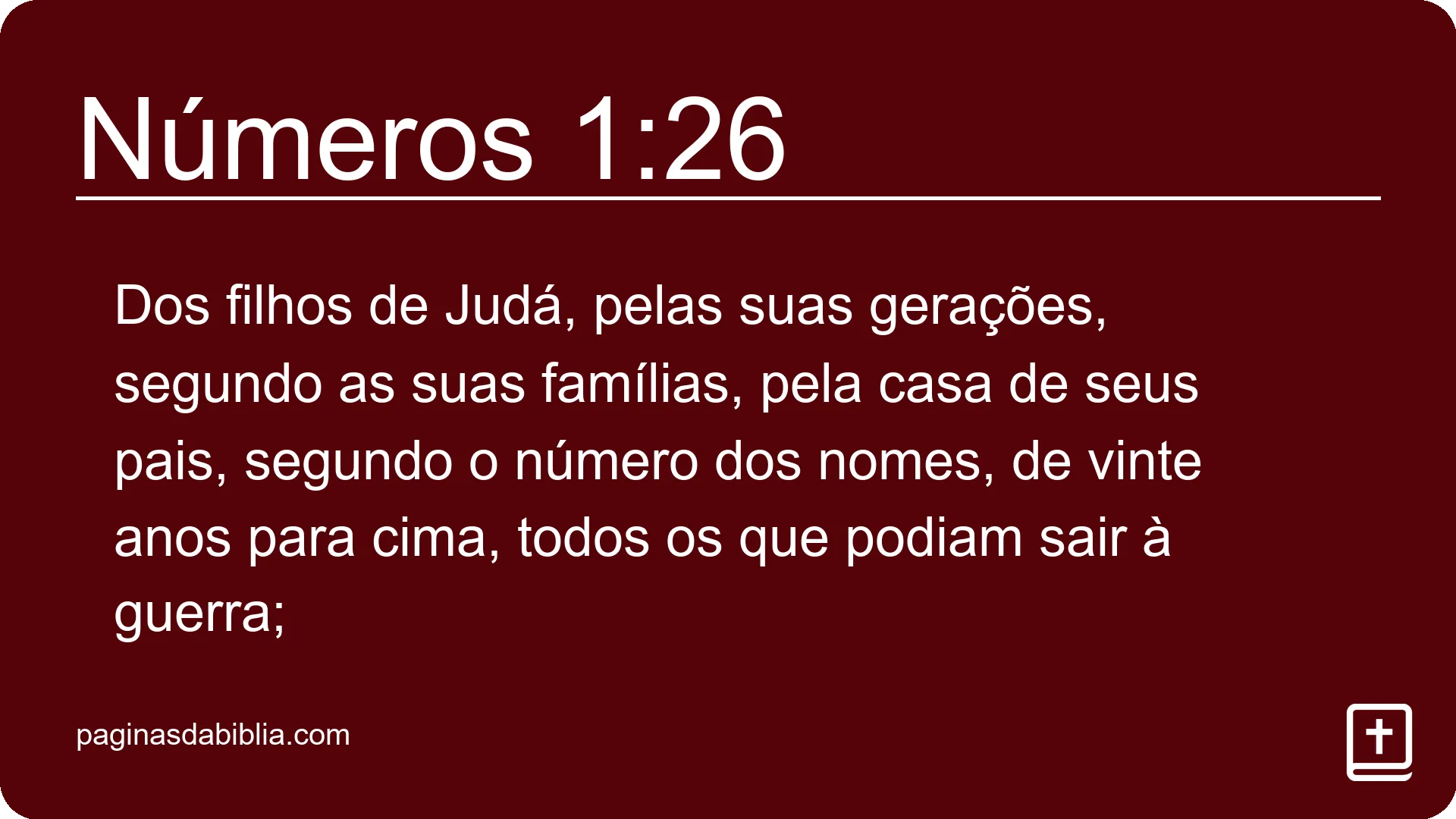 Números 1:26