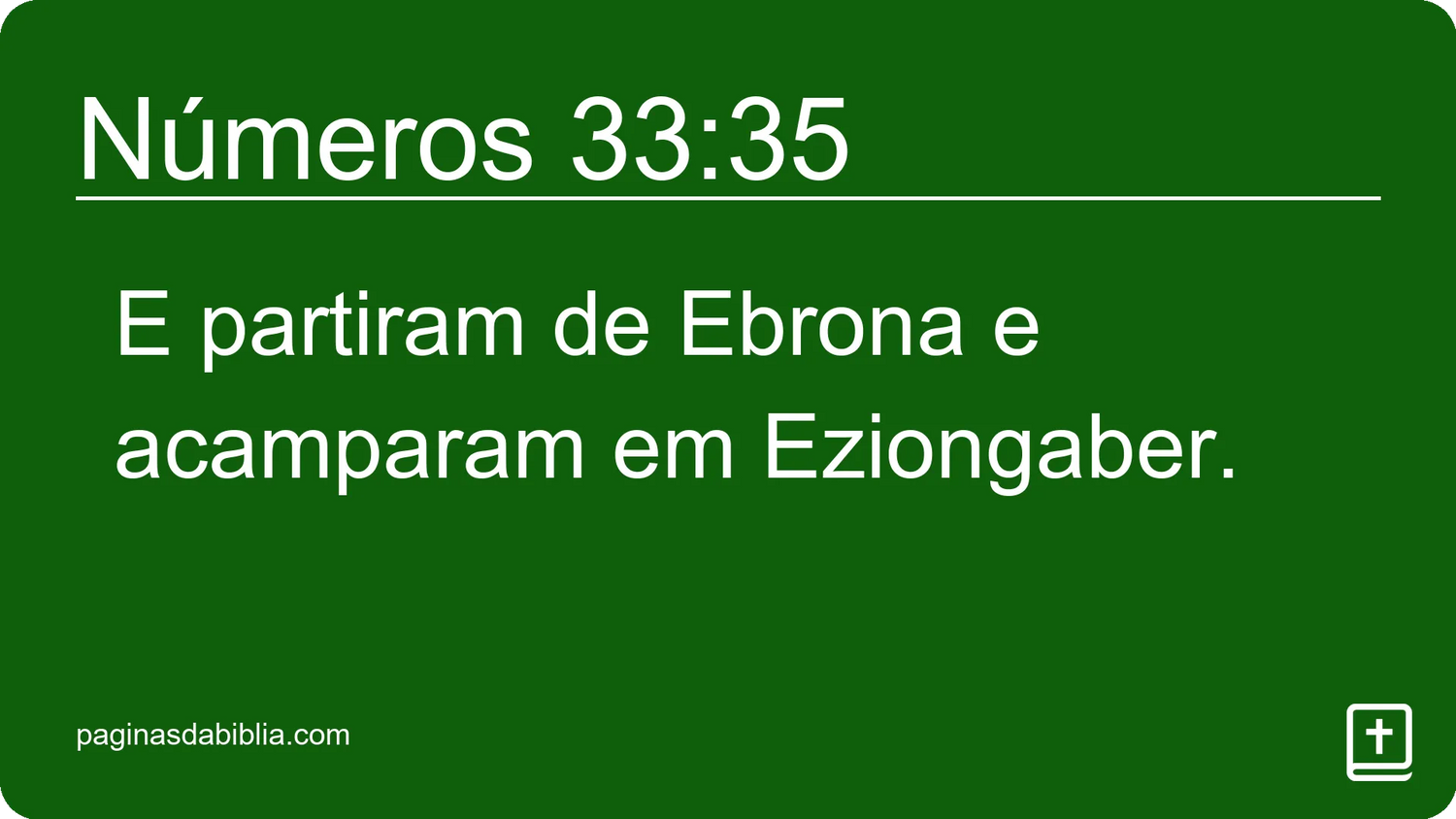 Números 33:35