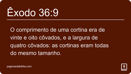 Êxodo 36:9