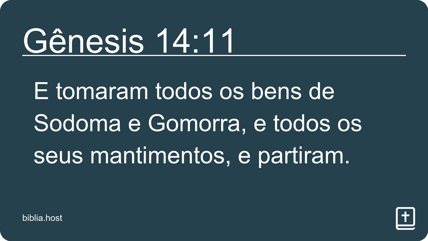 Gênesis 14:11