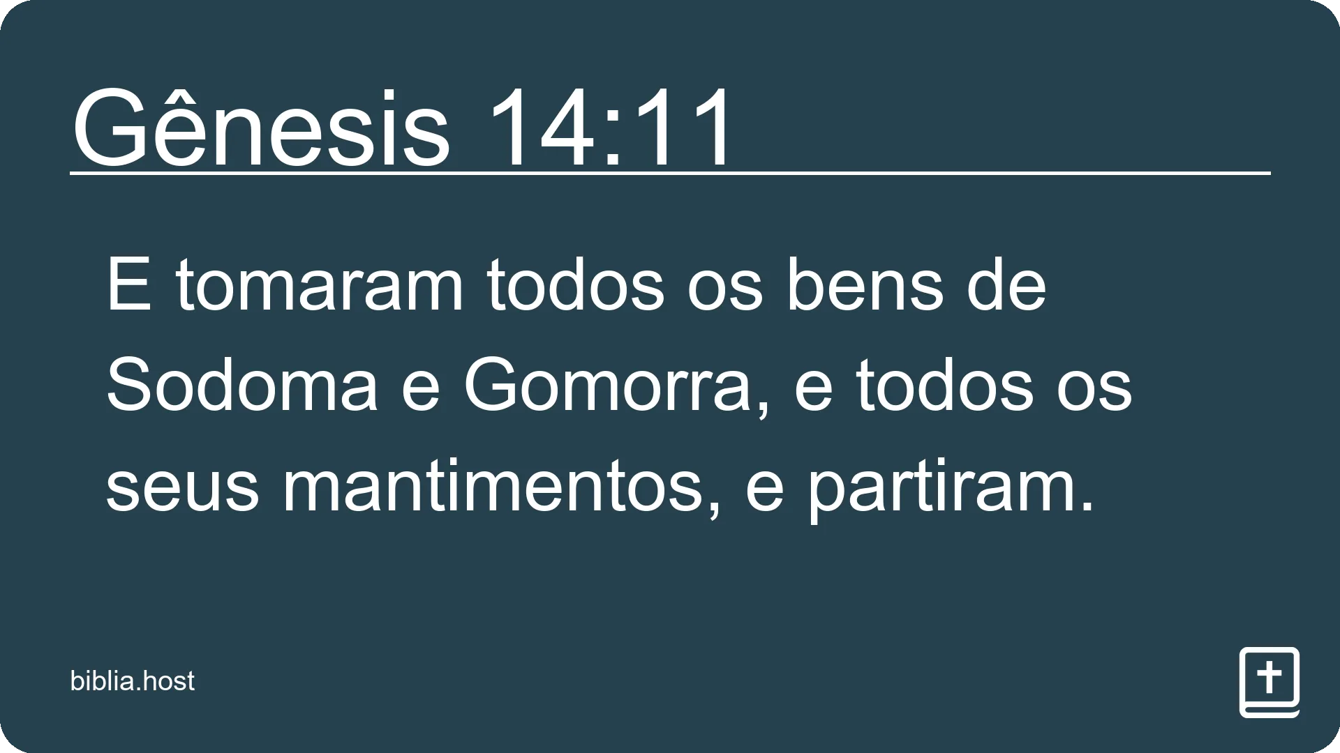 Gênesis 14:11