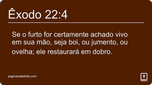 Êxodo 22:4