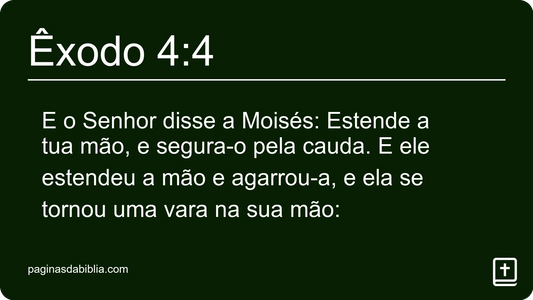 Êxodo 4:4