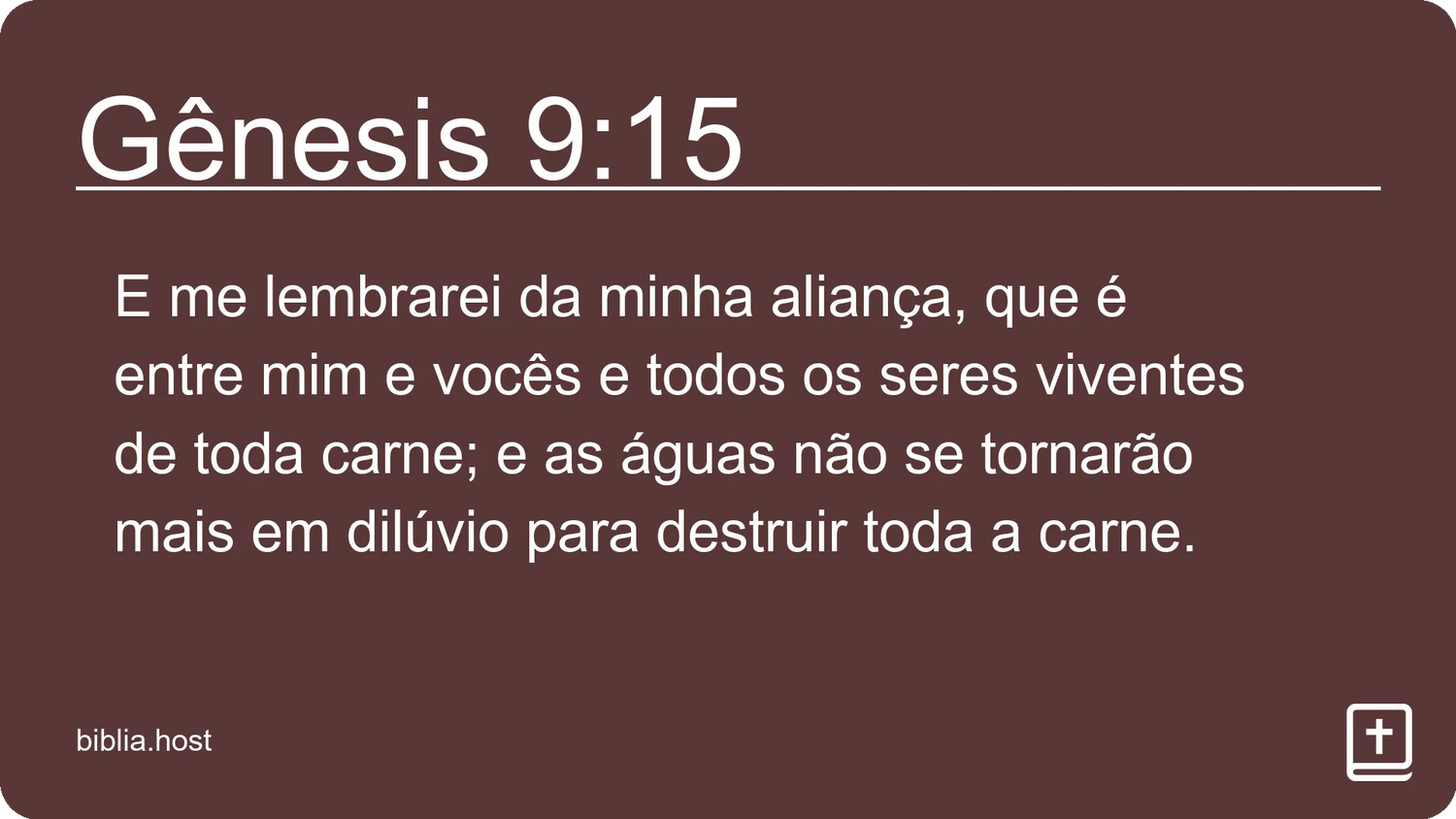 Gênesis 9:15