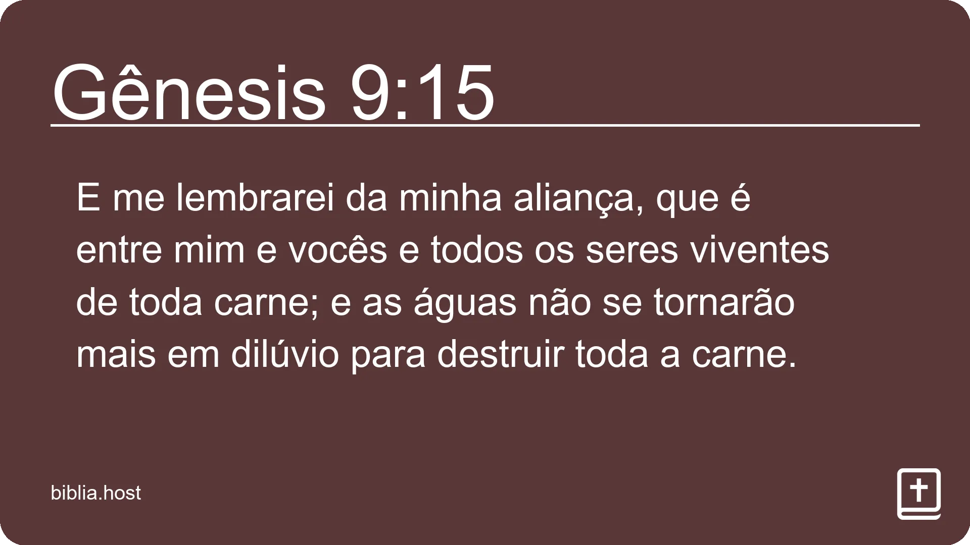 Gênesis 9:15