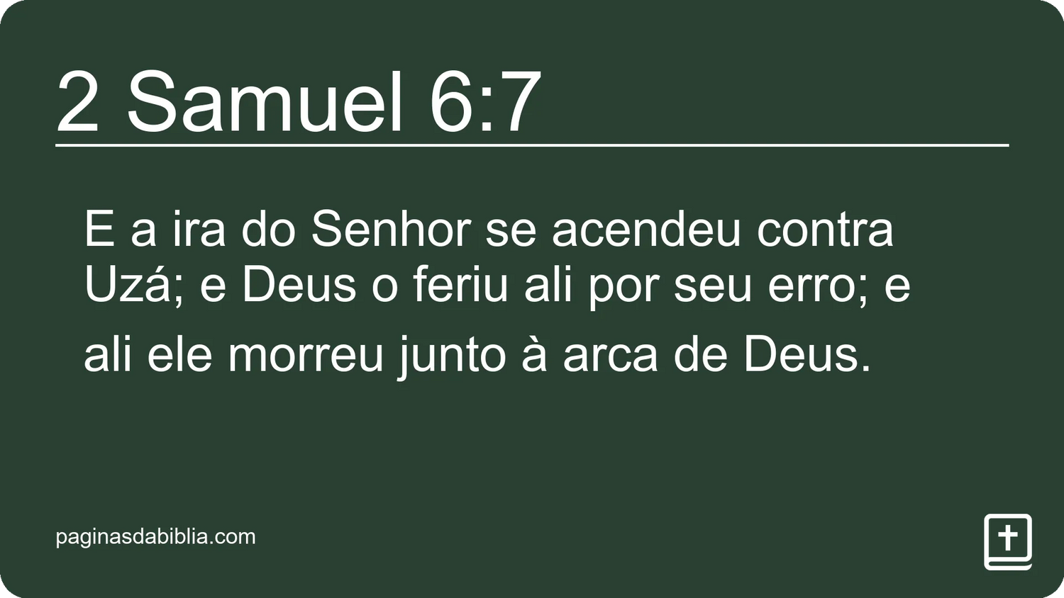 2 Samuel 6:7