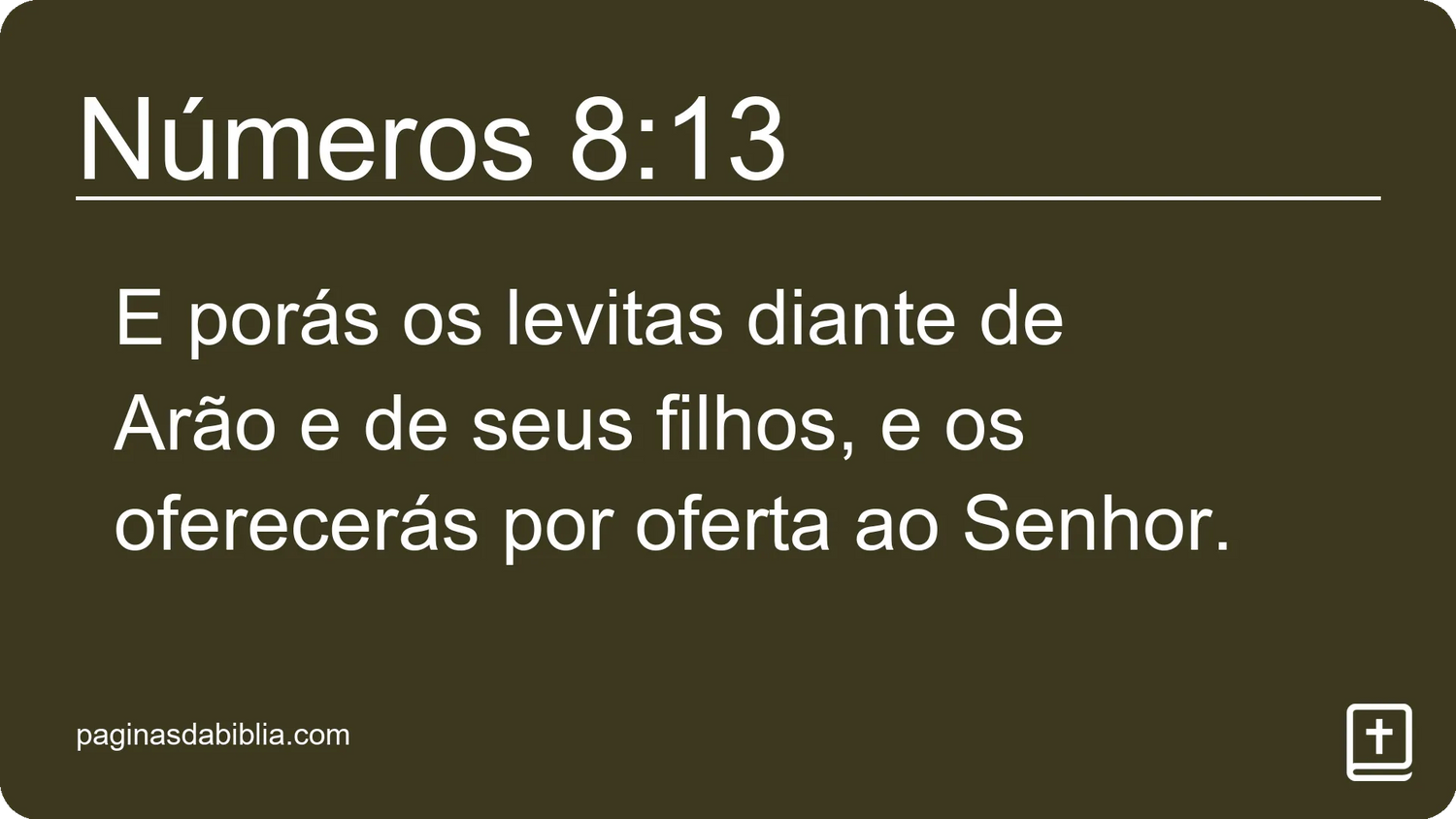 Números 8:13