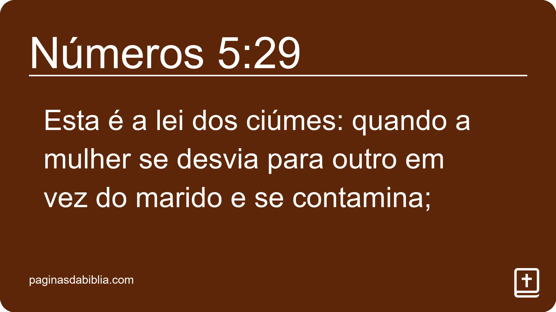 Números 5:29