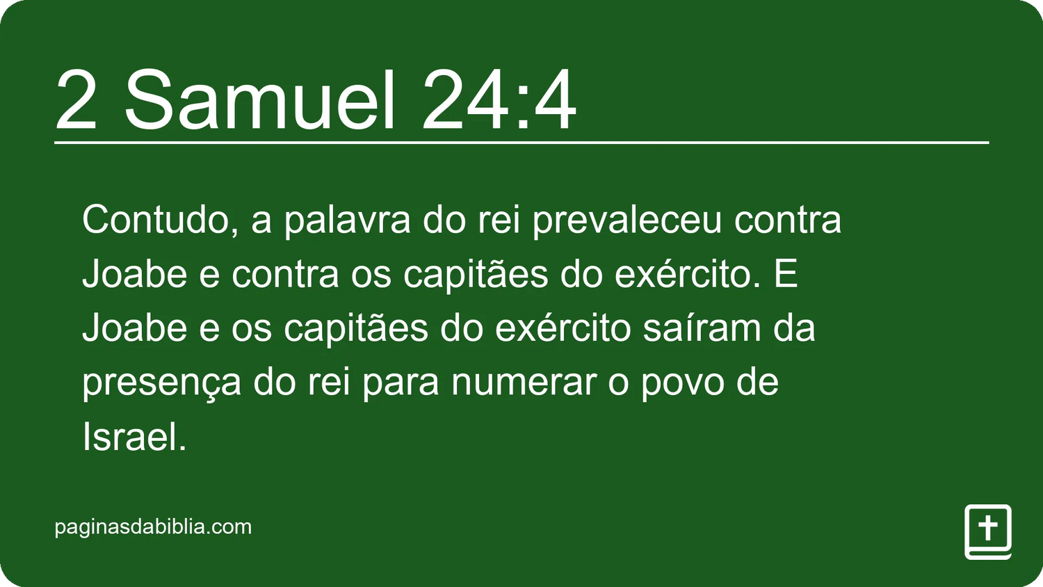 2 Samuel 24:4