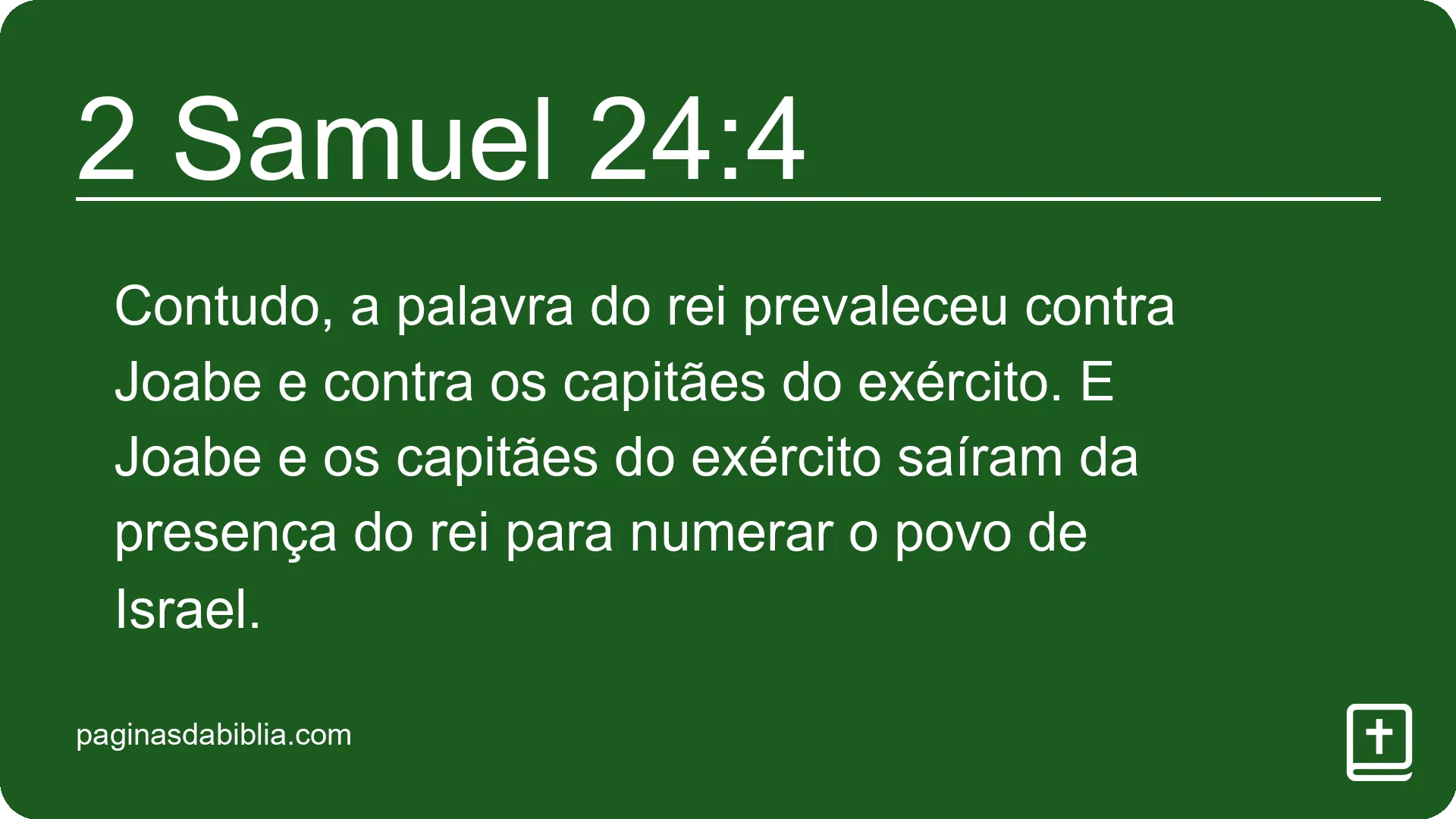 2 Samuel 24:4