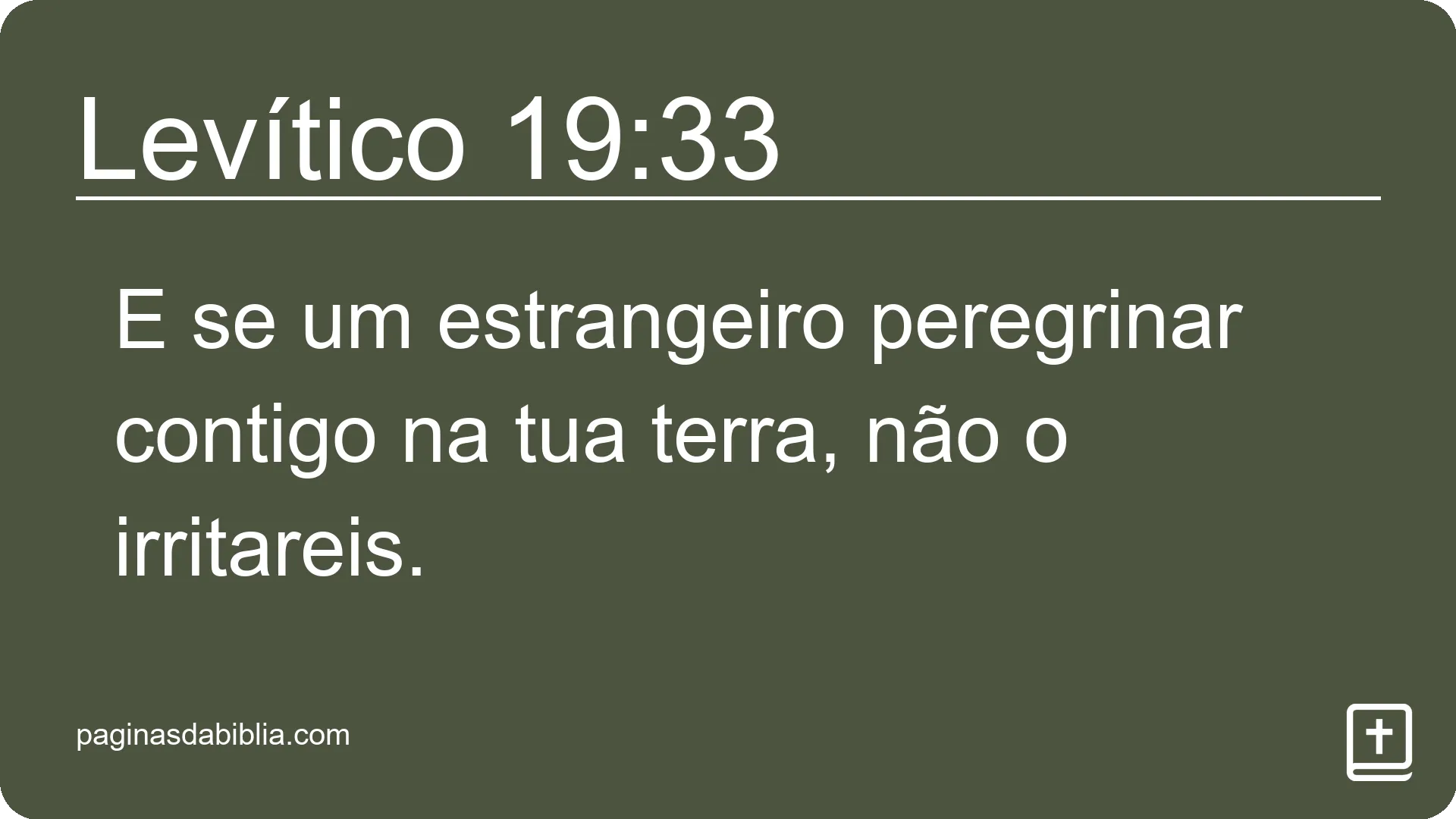 Levítico 19:33