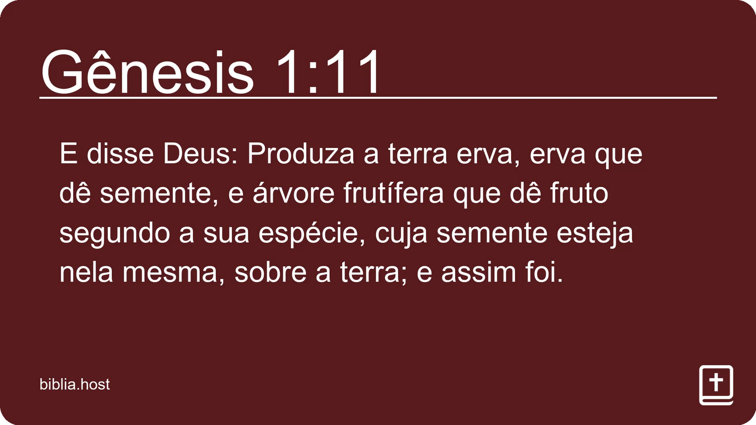 Gênesis 1:11