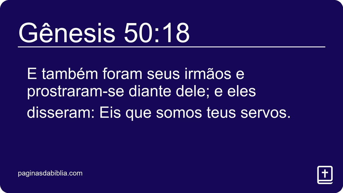 Gênesis 50:18