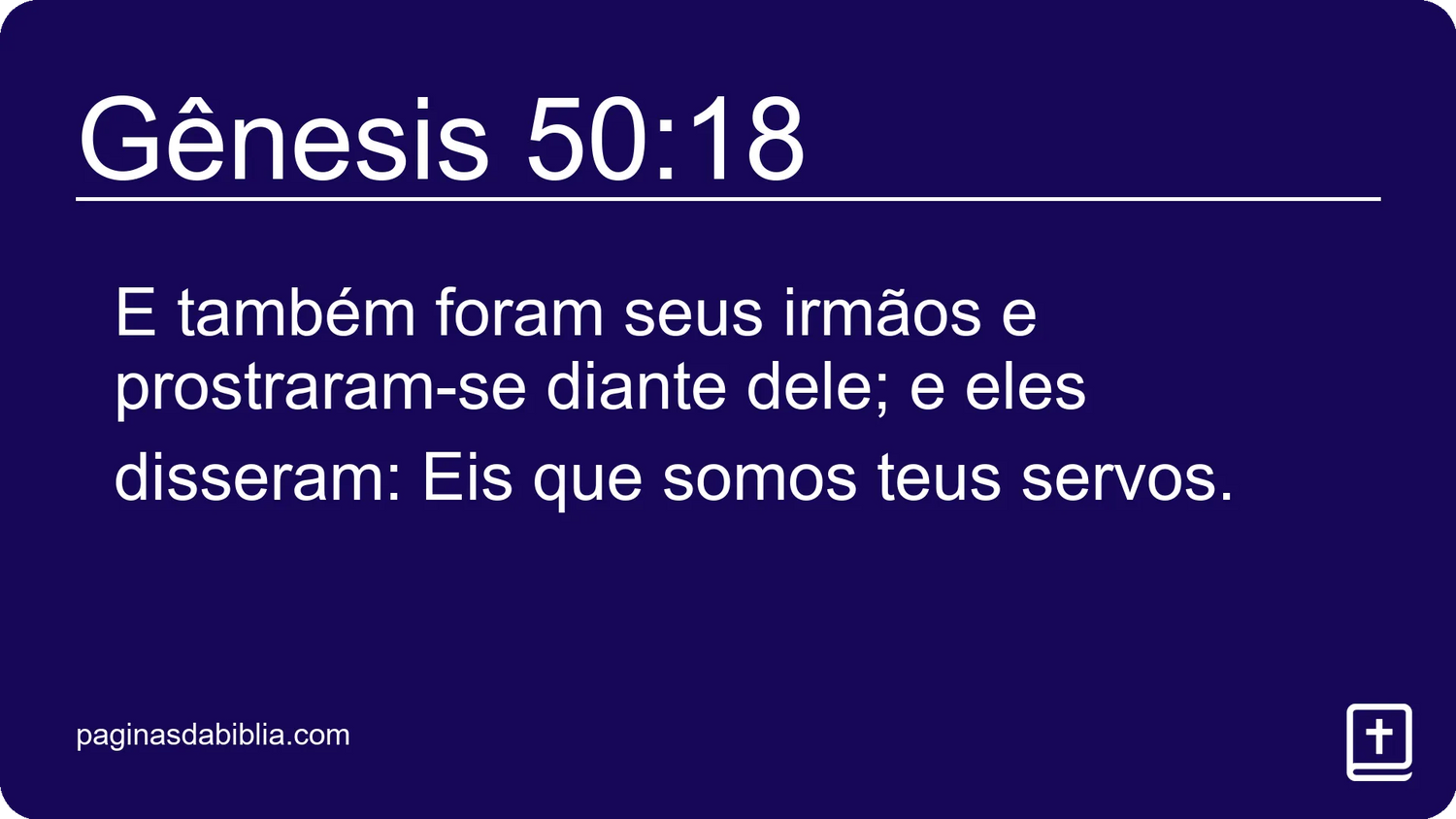 Gênesis 50:18