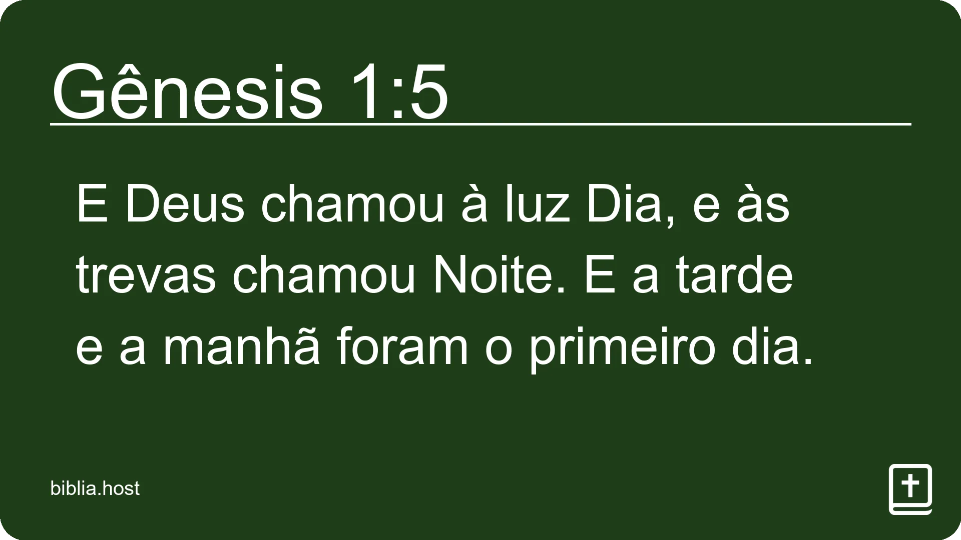 Gênesis 1:5