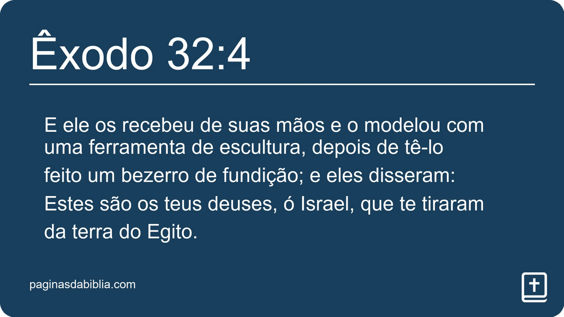 Êxodo 32:4