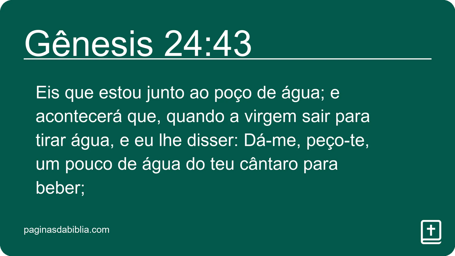 Gênesis 24:43