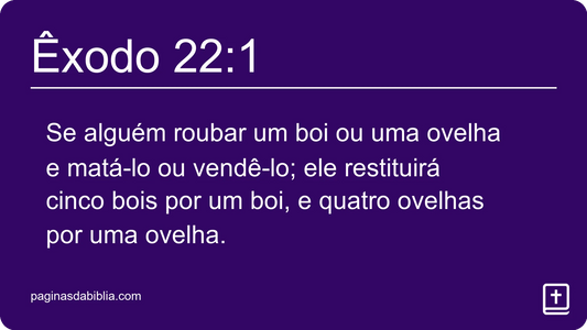 Êxodo 22:1