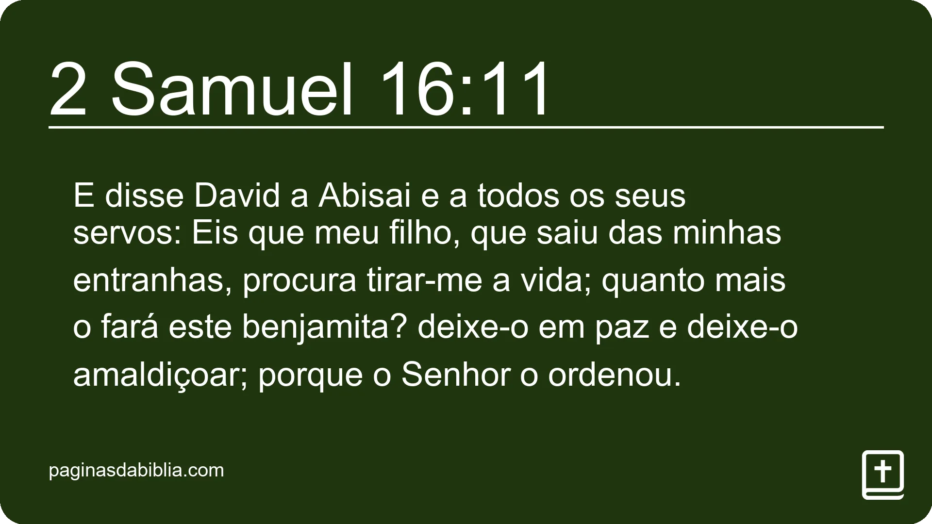 2 Samuel 16:11