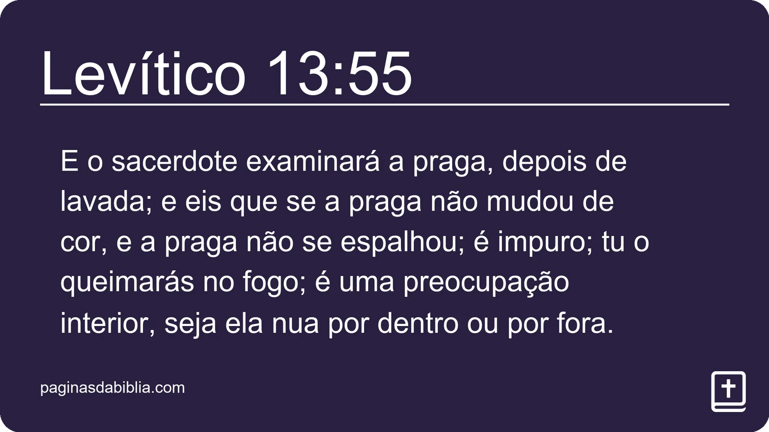 Levítico 13:55