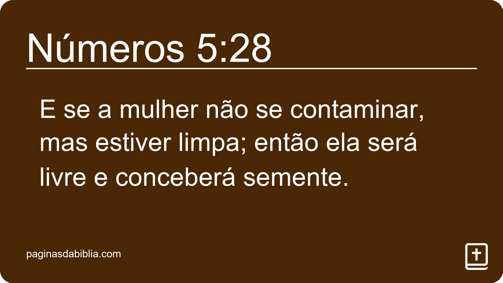 Números 5:28