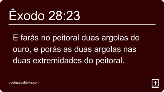 Êxodo 28:23