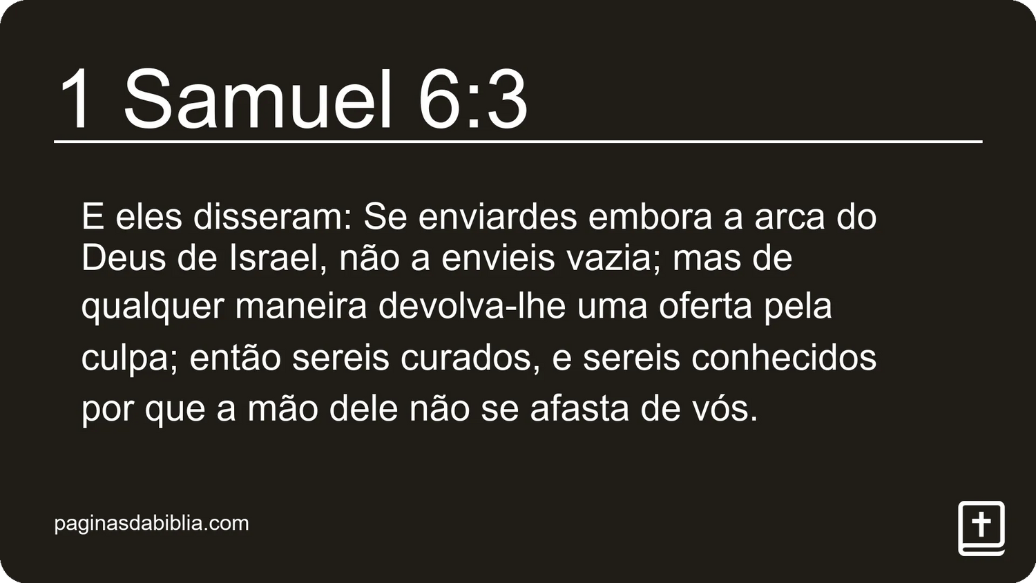 1 Samuel 6:3