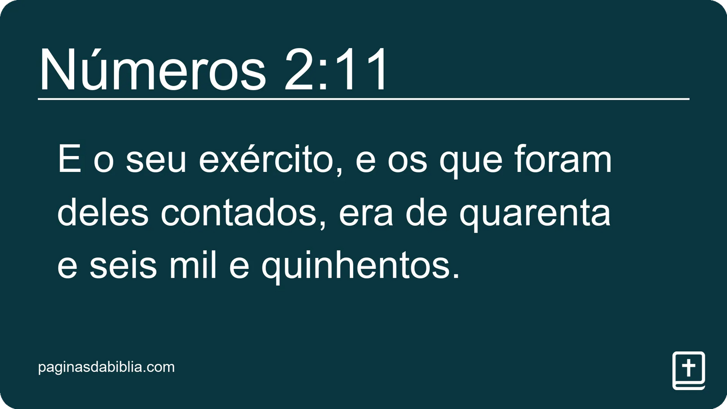 Números 2:11