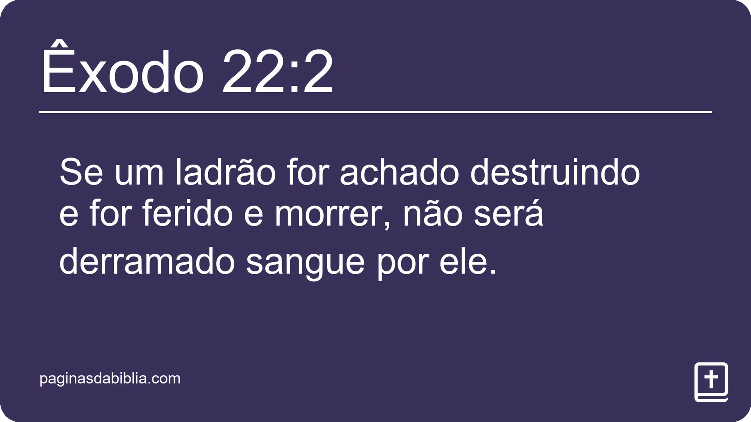 Êxodo 22:2