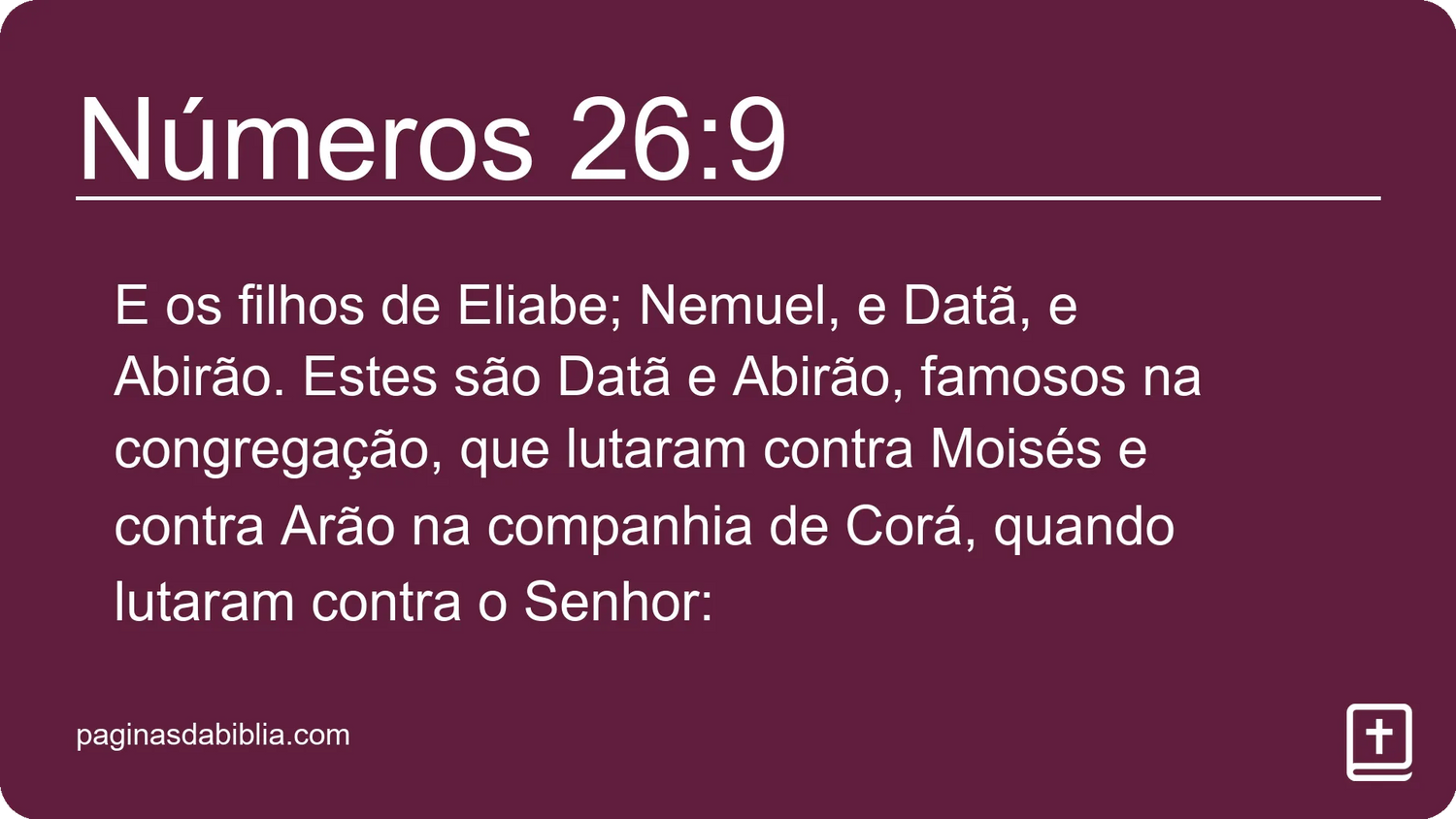 Números 26:9