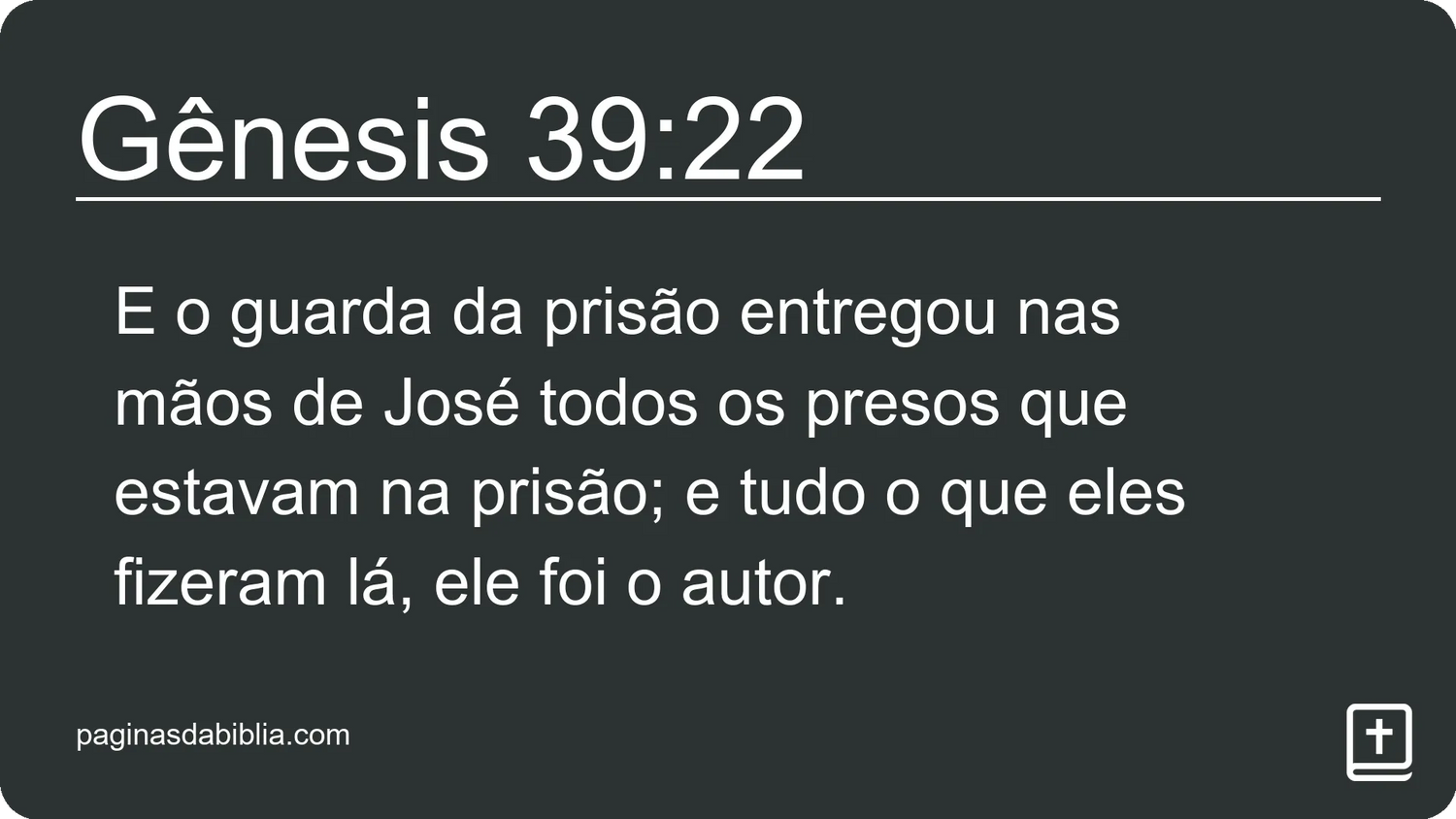 Gênesis 39:22