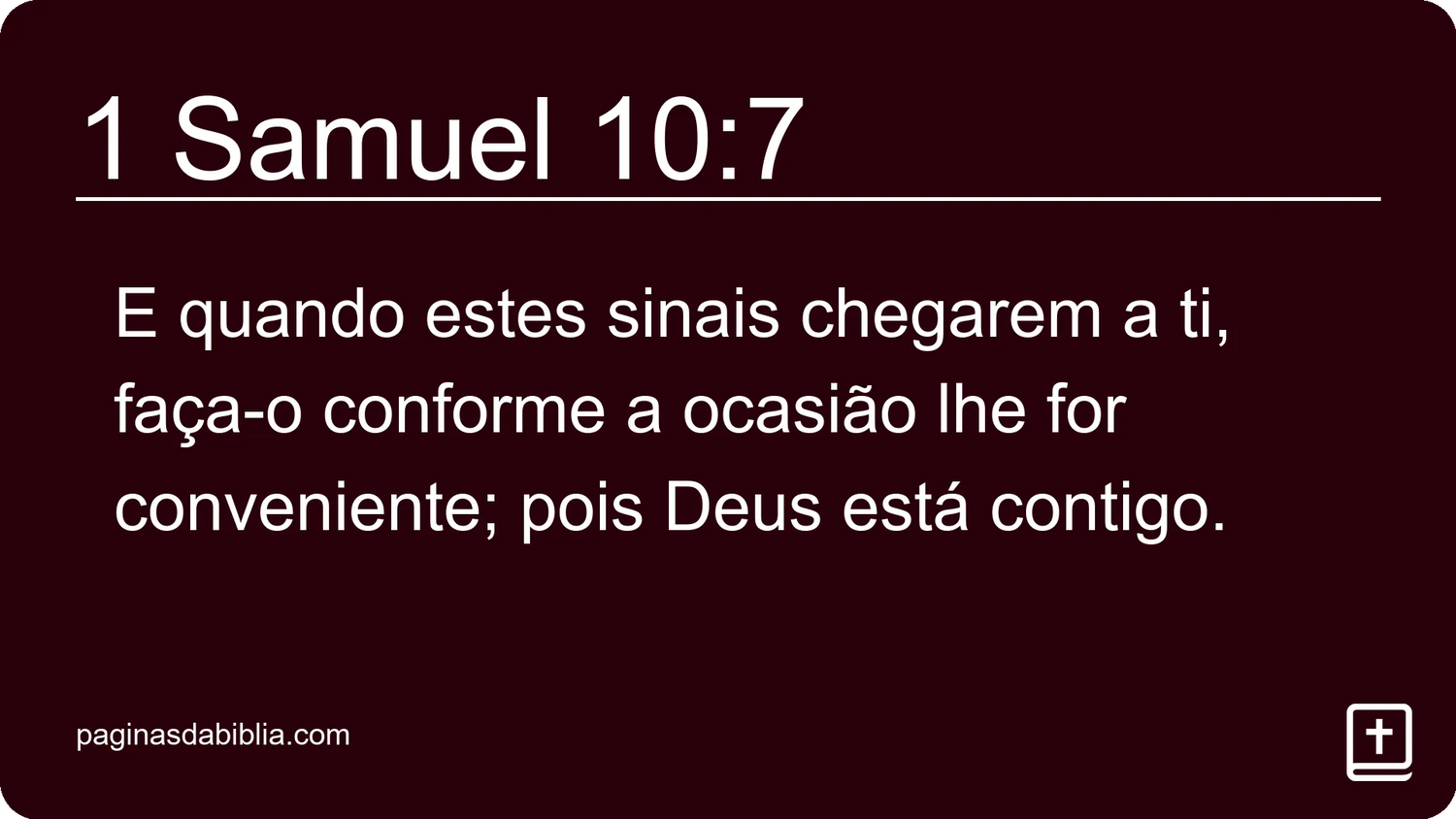 1 Samuel 10:7