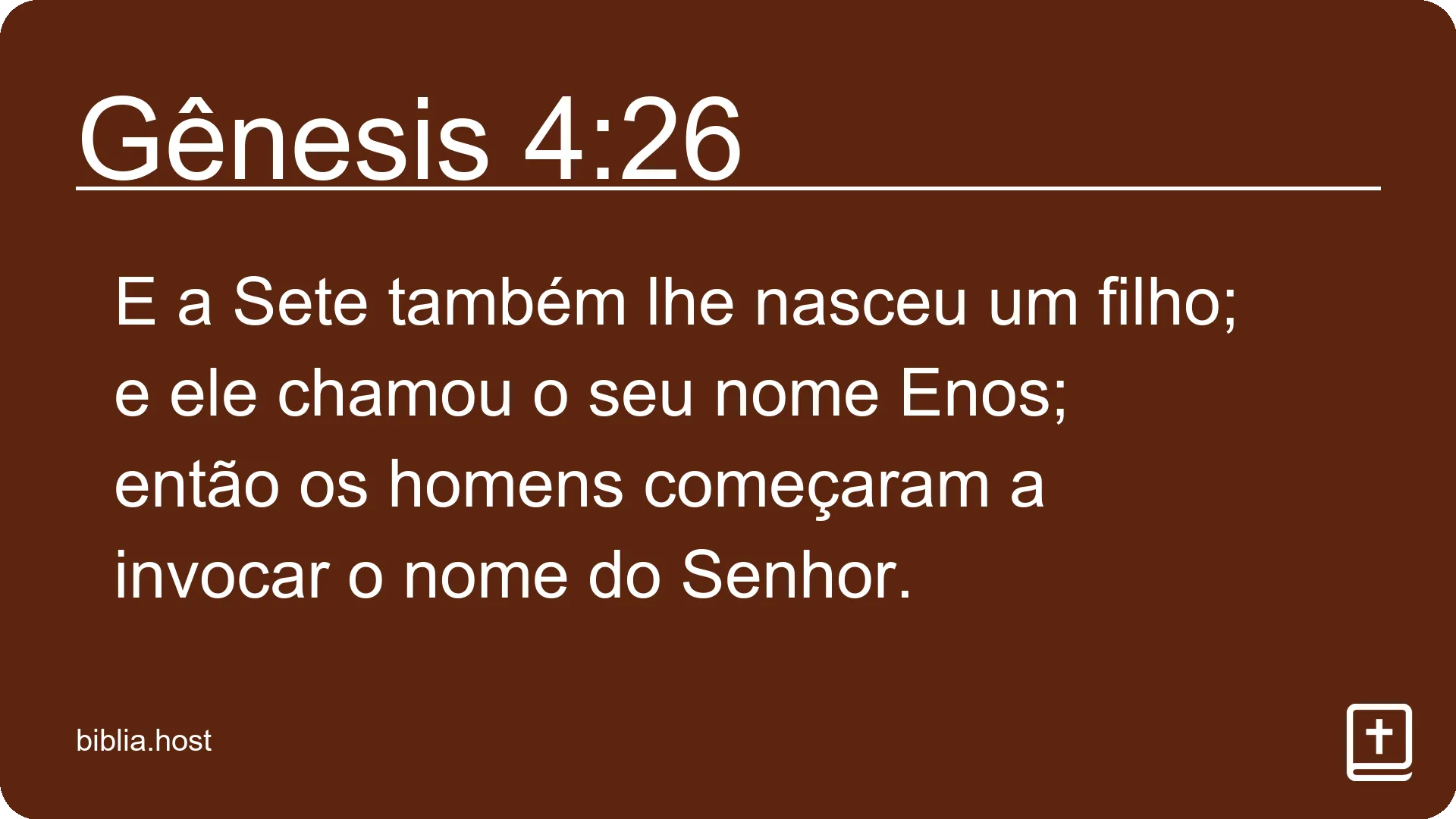 Gênesis 4:26