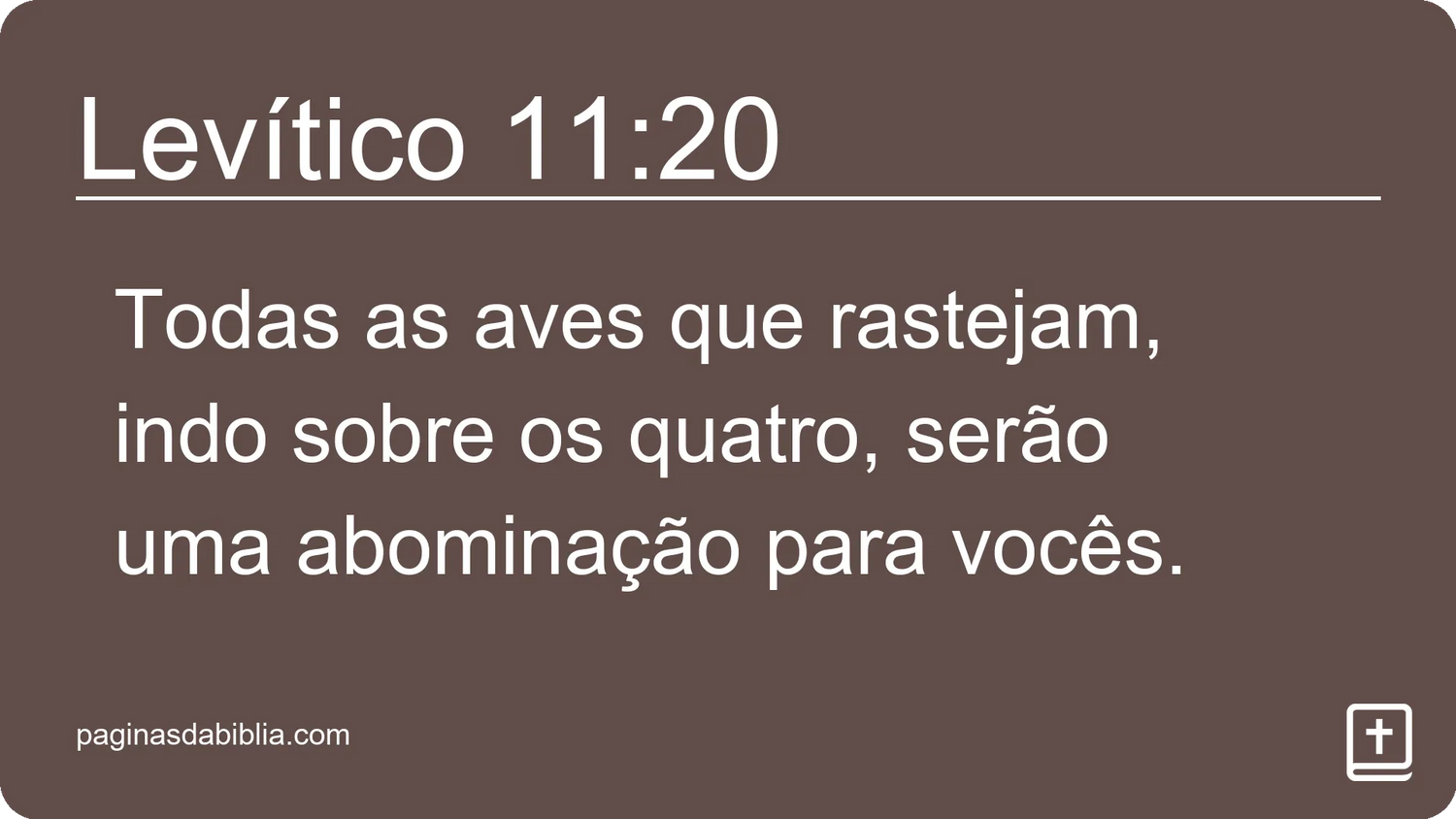 Levítico 11:20